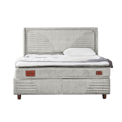 Тапицирана спалня с матрак STRESS ZERO 180 x 200 - крем 02 - Тапицирани легла