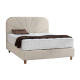 Тапицирана спалня с матрак DELUX PREMIUM 180 x 200 - крем
