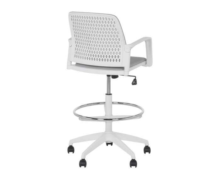 Работен офис стол Sonata Blum 7556 W - светлосив