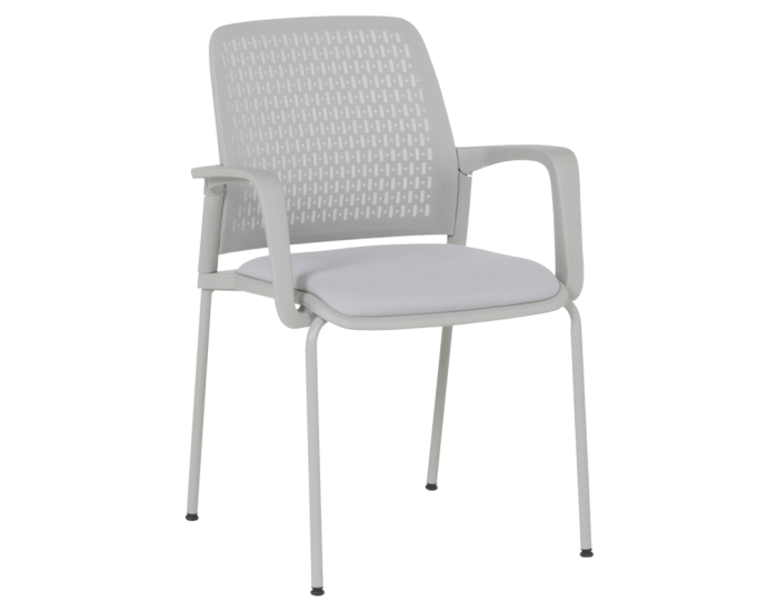 Посетителски стол Sonata Blum 1138 G - светлосив