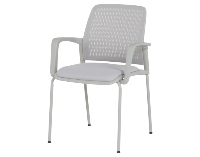 Посетителски стол Sonata Blum 1138 G - светлосив