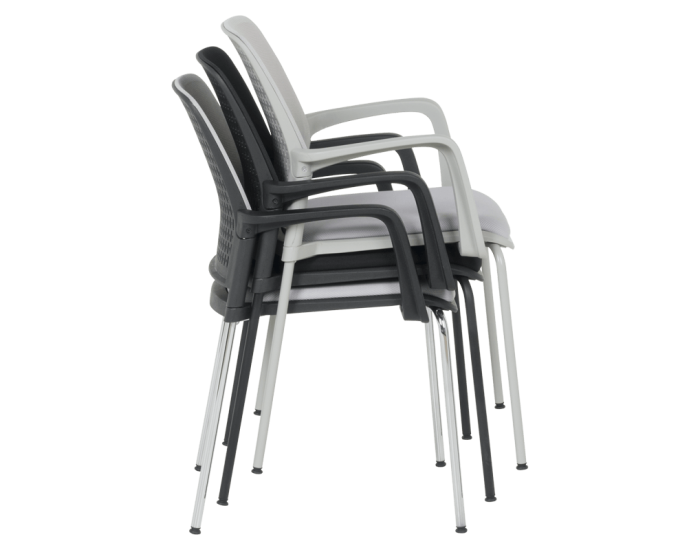 Посетителски стол Sonata Blum 1138 G - светлосив
