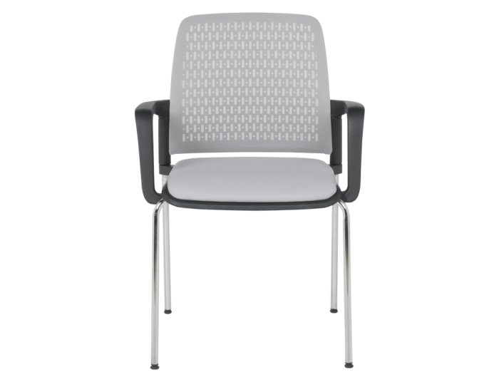 Посетителски стол Sonata Blum 1138 CH - светлосив