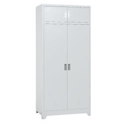 Метален шкаф Sonata Blum CR-1229 GR - сив - Мебели от метал