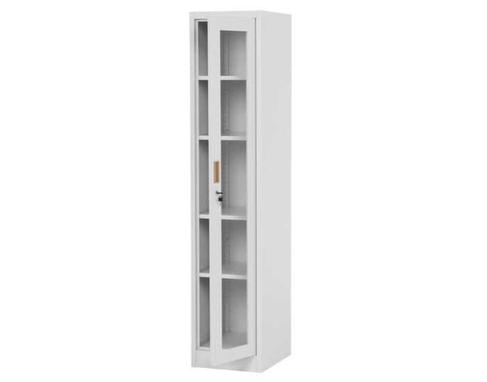 Метален шкаф Sonata Blum CR-1001 L - сив