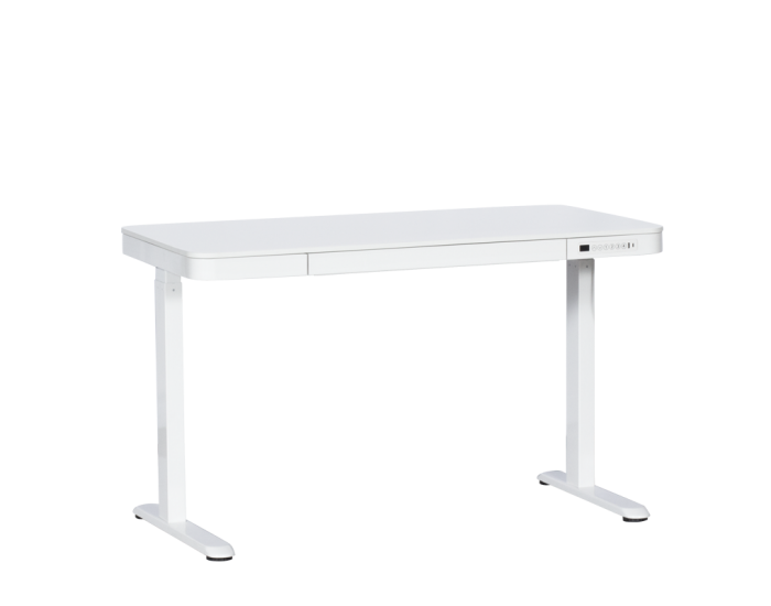 Ергономично регулируемо бюро Sonata Blum CR-118 E - 140 см - бяло