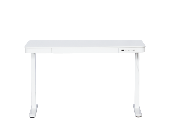 Ергономично регулируемо бюро Sonata Blum CR-118 E - 140 см - бяло