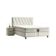 Тапицирана спалня с матрак SIESTA 180 x 200 - крем 01