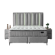Тапицирана спалня с матрак MINI MOONLIGHT 160 х 200 - сив 620