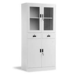 Метален шкаф Sonata Blum CR 1247 JZ - сив - Мебели от метал