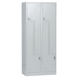 Метален шкаф Sonata Blum CR-1280 J - сив - Мебели от метал