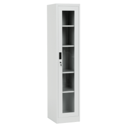 Метален шкаф Sonata Blum CR-1001 J - сив - Мебели от метал