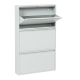 Метален шкаф за обувки Sonata Blum CR-1228 E J - сив