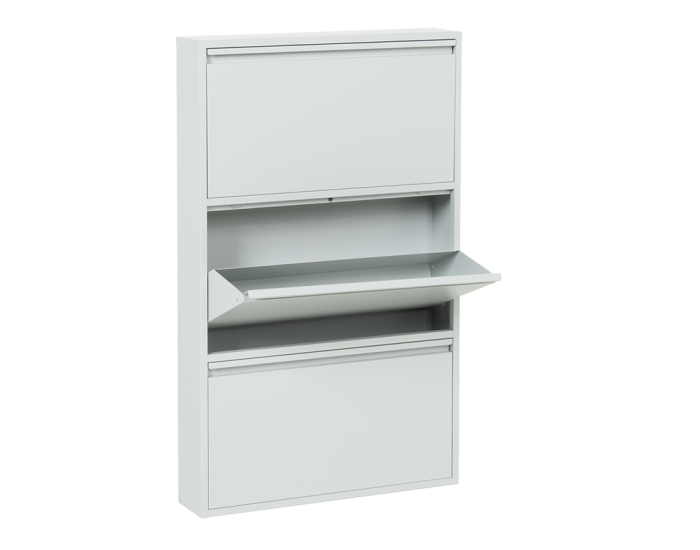 Метален шкаф за обувки Sonata Blum CR-1228 E J - сив