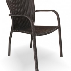 Стол EX Home модел Rondo Black, синтетичен ратан - Градина