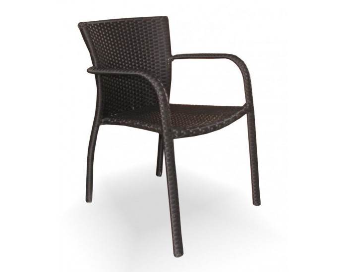 Стол EX Home модел Rondo Black, синтетичен ратан