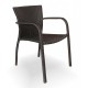 Стол EX Home модел Rondo Black, синтетичен ратан