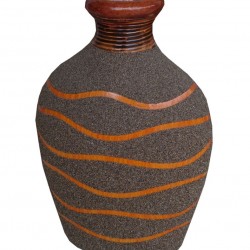 Керамична ваза EX Home модел Sand 60 см, керамика, пясък - EX Home
