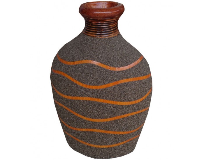 Керамична ваза EX Home модел Sand 60 см, керамика, пясък