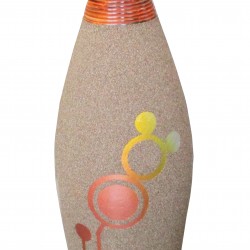 Керамична ваза EX Home модел Sand N 80 см, керамика, пясък - EX Home