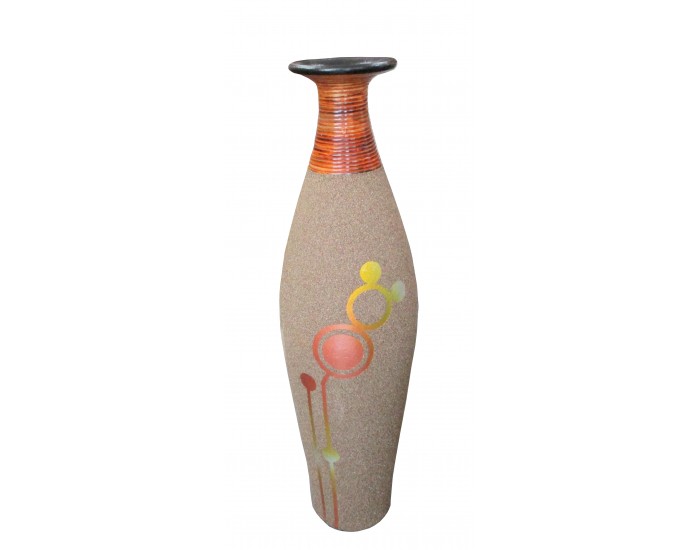 Керамична ваза EX Home модел Sand N 80 см, керамика, пясък