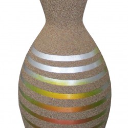 Керамична ваза EX Home модел Sand К 60 см, керамика, пясък - Декорации