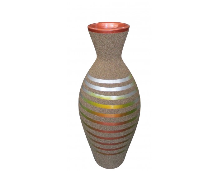 Керамична ваза EX Home модел Sand К 60 см, керамика, пясък