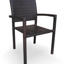 Стол EX Home модел Verona Coffee, синтетичен ратан - Градински столове