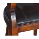Стол EX Home модел Magnoliya Koja АК, махагон, естествена кожа