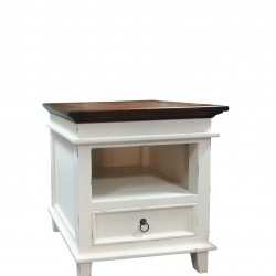 Нощен шкаф EX Home модел Bergamo КB, махагон - Нощни шкафчета