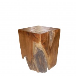 Табуретка EX Home модел Tik Koren КV, тиково дърво - Мека мебел