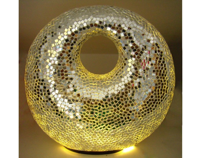 Лампа EX Home модел Glass Donut Gol, стъкло