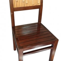 Стол EX Home модел Ibisa, тиково дърво, бамбук - Трапезни столове