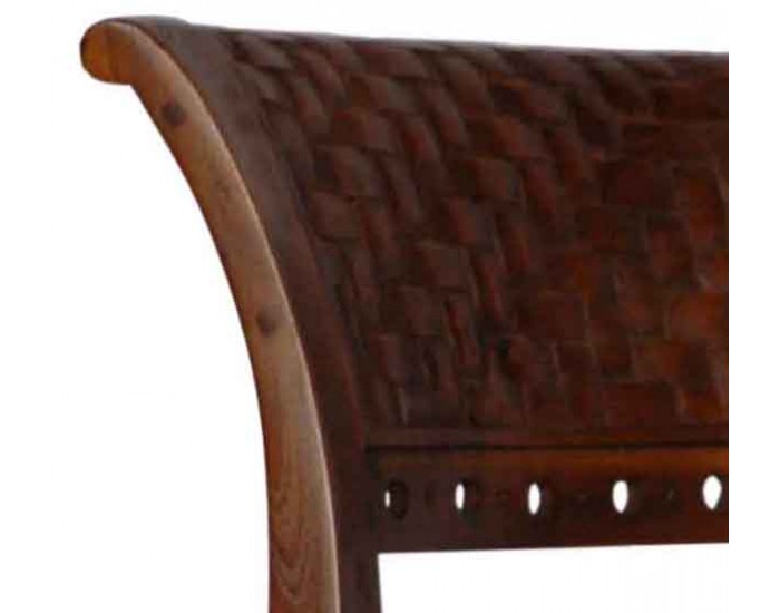 Стол с подлакътник EX Home Модел Lale, тиково дърво