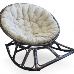 Люлеещ стол EX Home модел Ratan Papasan, ратан - Градински столове