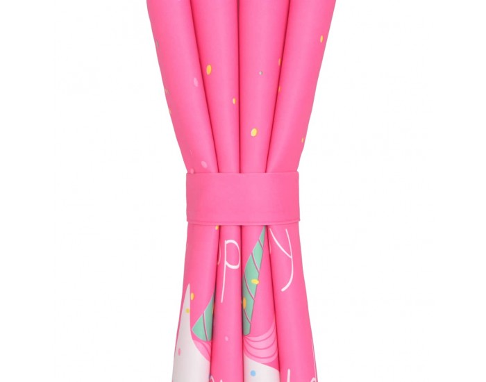 Sonata Детски пердета с принтове затъмняващи, 2 бр, 140x240 см, розови