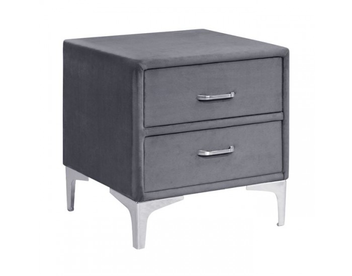 Нощно шкафче Lion, сиво
