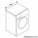 Вградена пералня Bosch WIW28541EU , 1400 об./мин., 8.00 kg, C , Вградена пералня Bosch WIW28541EU , 1400 об./мин., 8.00 kg, C ,