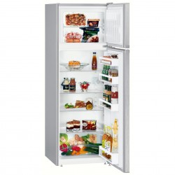 Хладилник с горна камера Liebherr CTPel 251-21 , 270 l, F , SmartFrost , Инокс - Сравняване на продукти