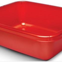 Леген правоъгълен 8,5 литра, червен - Продукти за баня и WC