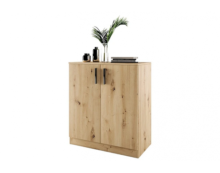 Шкаф Мебели Богдан Модел 276/ 3009, с два рафта, плавно затваряне, Дъб артисан