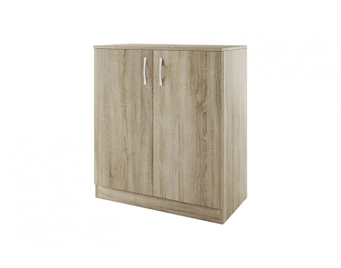 Шкаф Мебели Богдан Модел 276/ 3009, с два рафта, плавно затваряне, Сонома тъмна