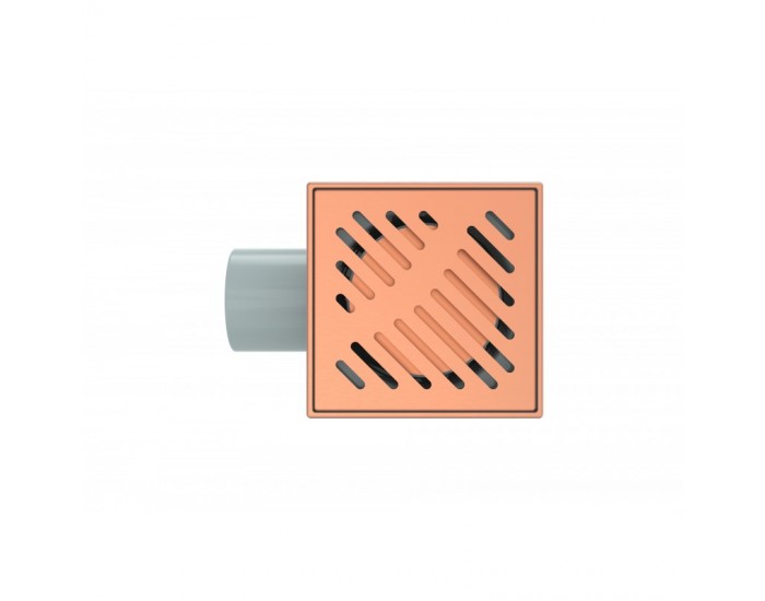 ПОДОВ СИФОН 100*100мм 6414RG РОЗОВО ЗЛАТО