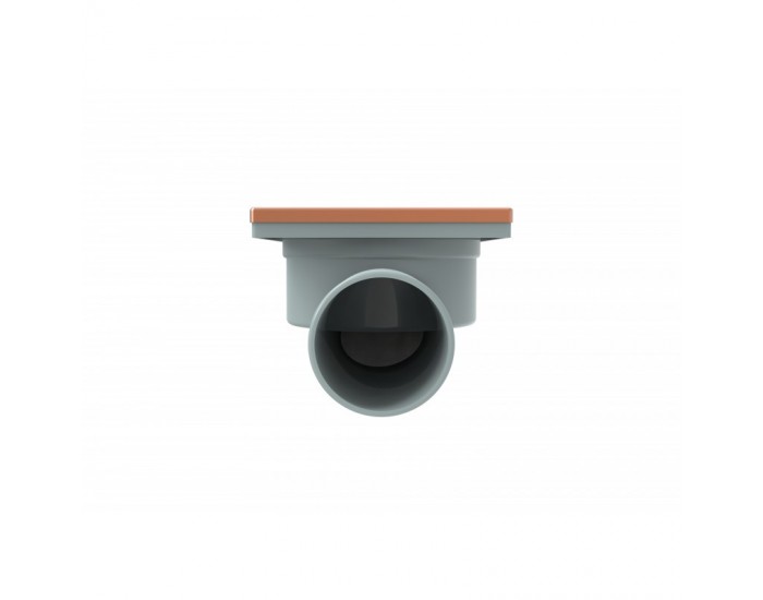 ПОДОВ СИФОН 100*100мм 6414RG РОЗОВО ЗЛАТО