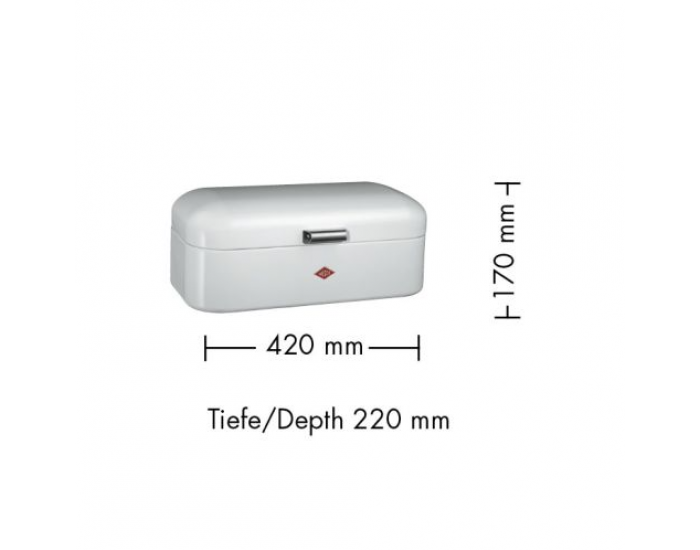 Кутия за хляб Wesco Grandy, Лимонено зелена