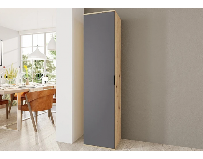 Гардероб за Антре Mod 4089, Дъб артисан, Графит