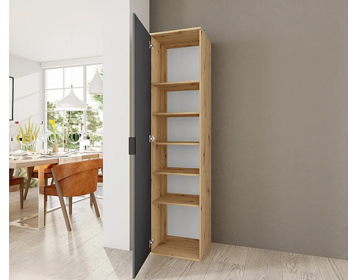 Гардероб за Антре Mod 4089, Дъб артисан, Графит