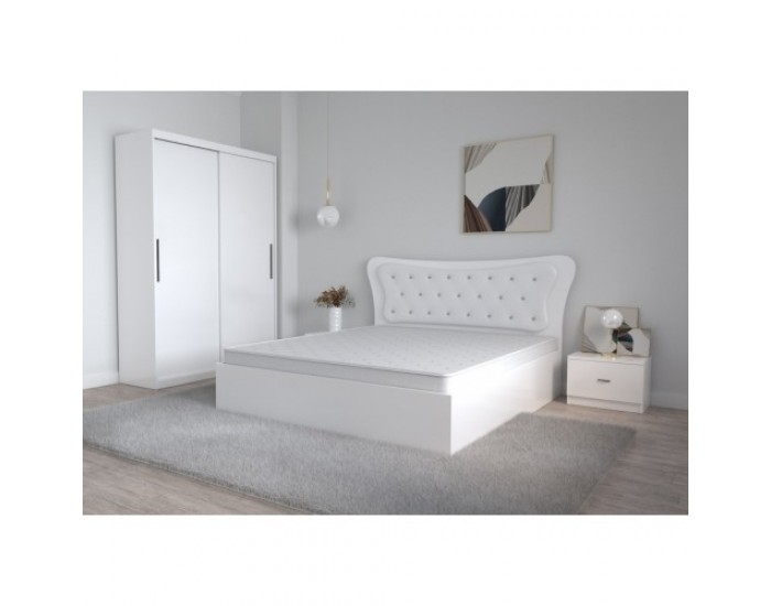 Спален комплект Данте, Бяло Спален комплект Данте, Бяло