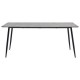 Трапезна маса, сива, 180х90х75 см, МДФ Трапезна маса, сива, 180х90х75 см, МДФ