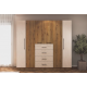 Шесткрилен гардероб Мебели Богдан модел BM Амара